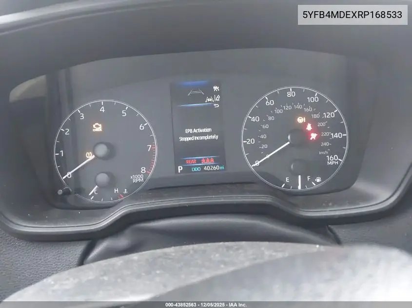 5YFB4MDEXRP168533 2024 Toyota Corolla Le