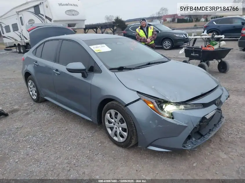5YFB4MDE3RP184766 2024 Toyota Corolla Le