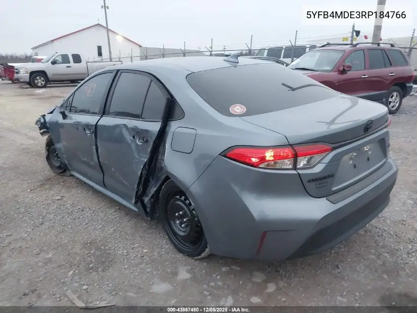 5YFB4MDE3RP184766 2024 Toyota Corolla Le