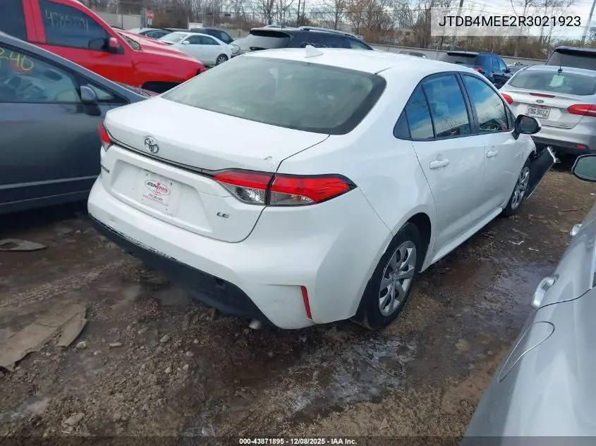 JTDB4MEE2R3021923 2024 Toyota Corolla Le