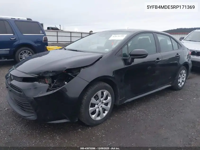 5YFB4MDE5RP171369 2024 Toyota Corolla Le