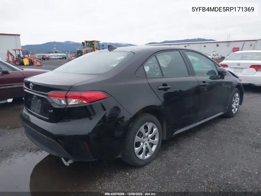5YFB4MDE5RP171369 2024 Toyota Corolla Le
