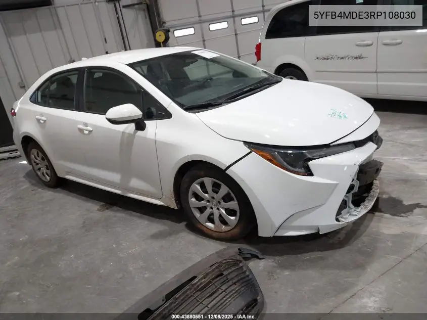 5YFB4MDE3RP108030 2024 Toyota Corolla Le