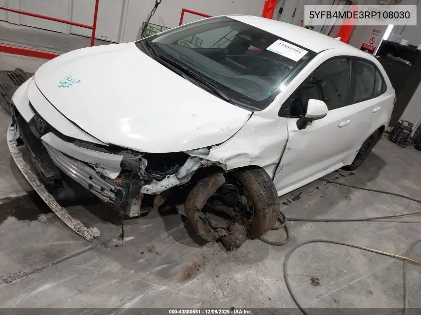 5YFB4MDE3RP108030 2024 Toyota Corolla Le