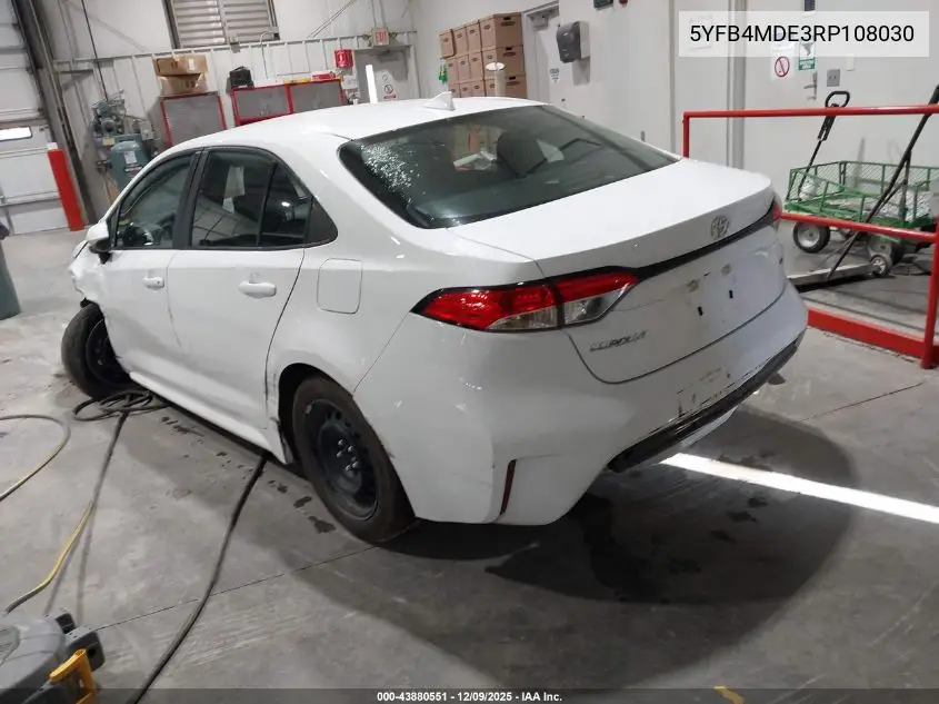 5YFB4MDE3RP108030 2024 Toyota Corolla Le