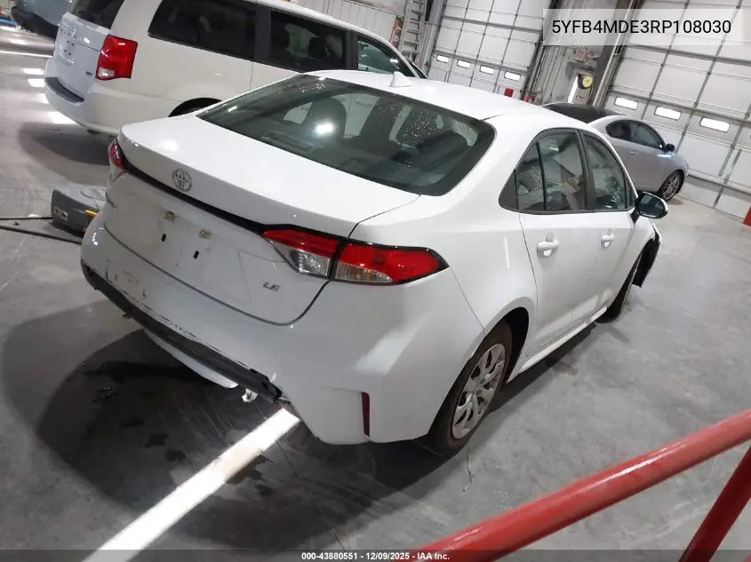 5YFB4MDE3RP108030 2024 Toyota Corolla Le