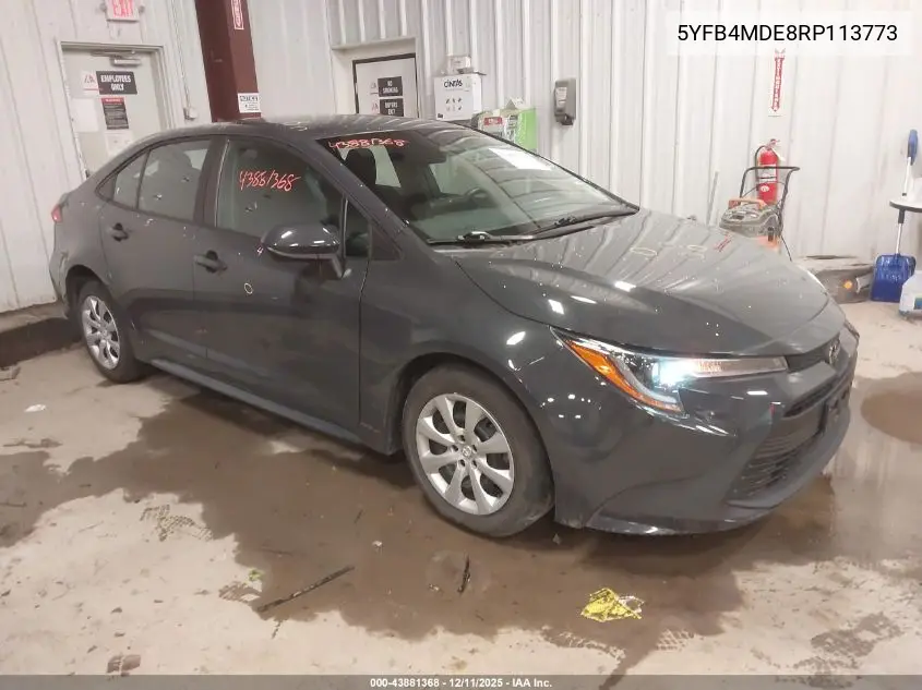 5YFB4MDE8RP113773 2024 Toyota Corolla Le