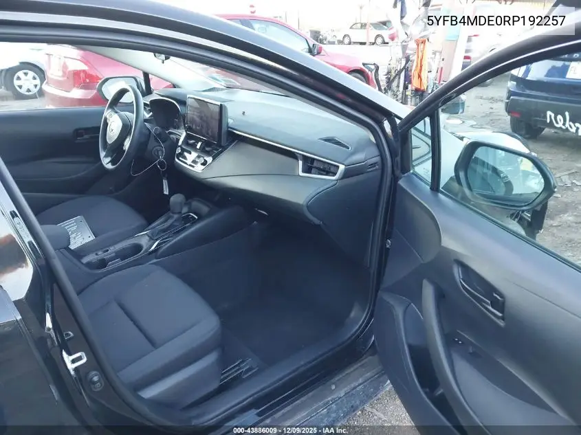 5YFB4MDE0RP192257 2024 Toyota Corolla Le