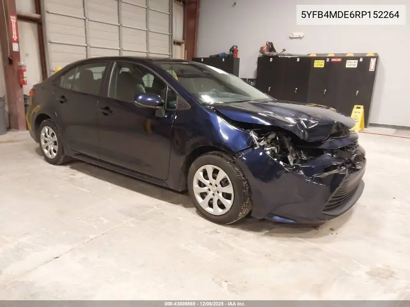 5YFB4MDE6RP152264 2024 Toyota Corolla Le