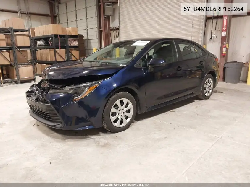 5YFB4MDE6RP152264 2024 Toyota Corolla Le