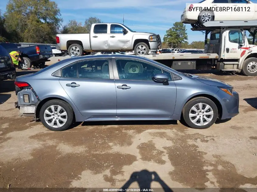 5YFB4MDE8RP168112 2024 Toyota Corolla Le