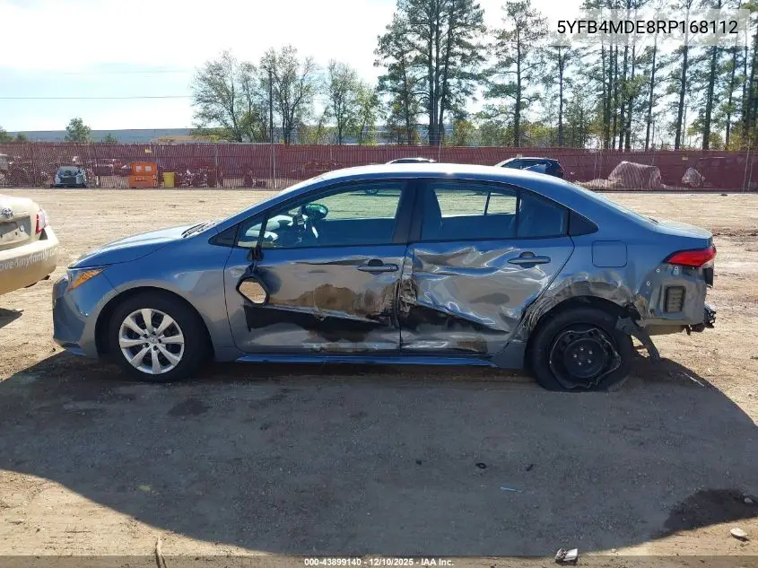 5YFB4MDE8RP168112 2024 Toyota Corolla Le