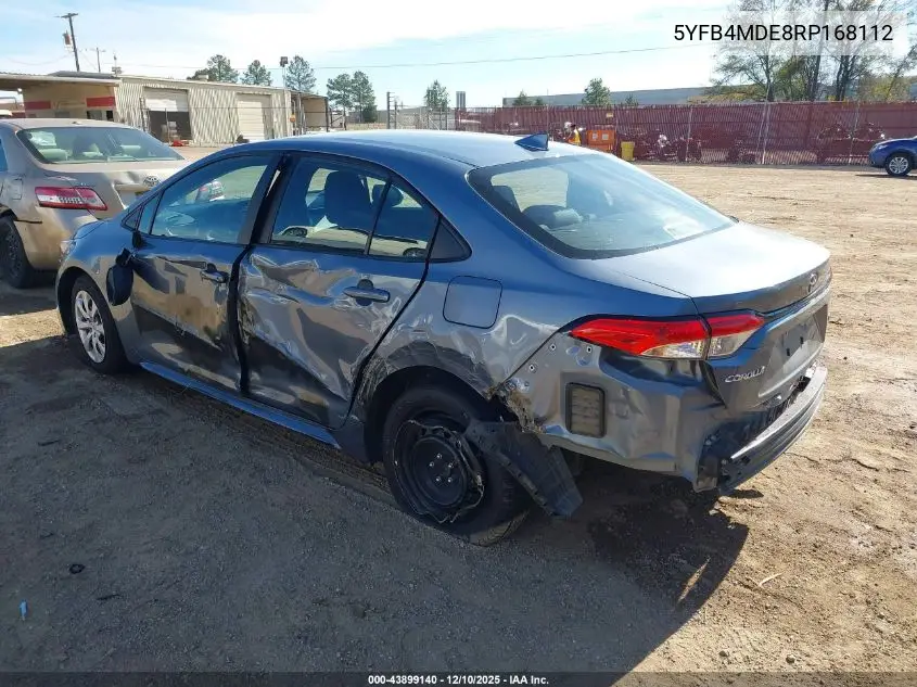 5YFB4MDE8RP168112 2024 Toyota Corolla Le