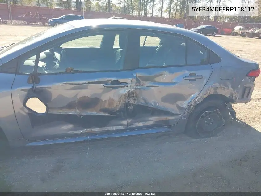 5YFB4MDE8RP168112 2024 Toyota Corolla Le
