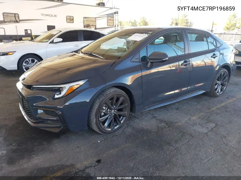 5YFT4MCE7RP196859 2024 Toyota Corolla Xse