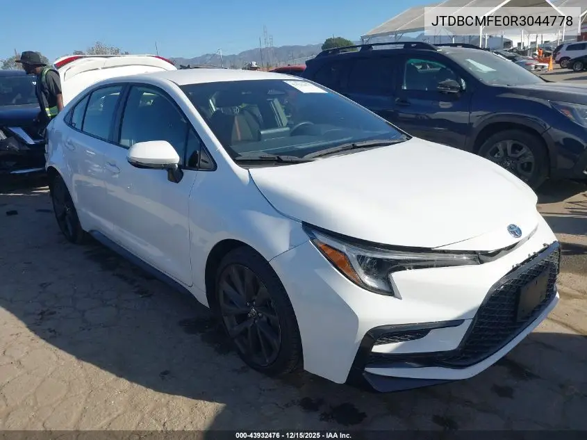 JTDBCMFE0R3044778 2024 Toyota Corolla Hybrid Se