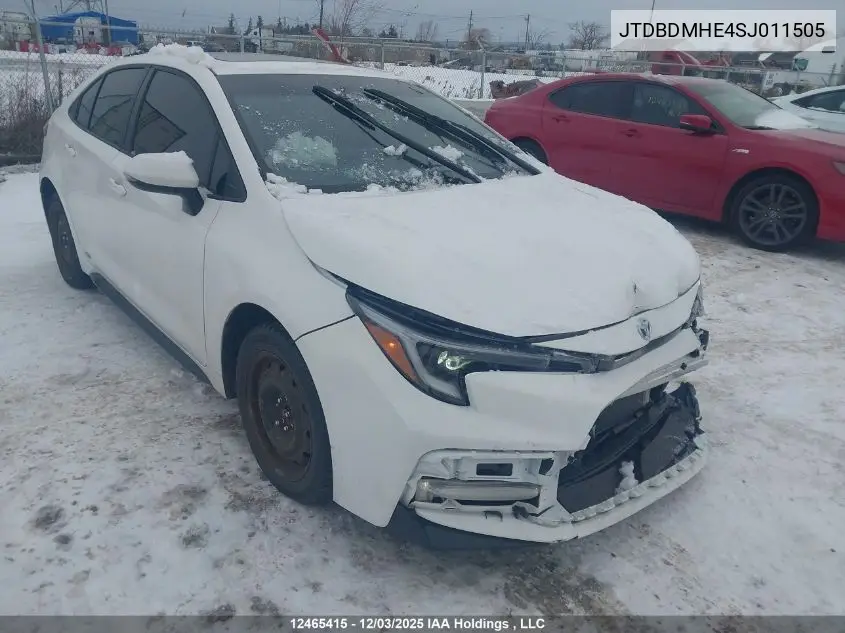 JTDBDMHE4SJ011505 2025 Toyota Corolla Hybrid