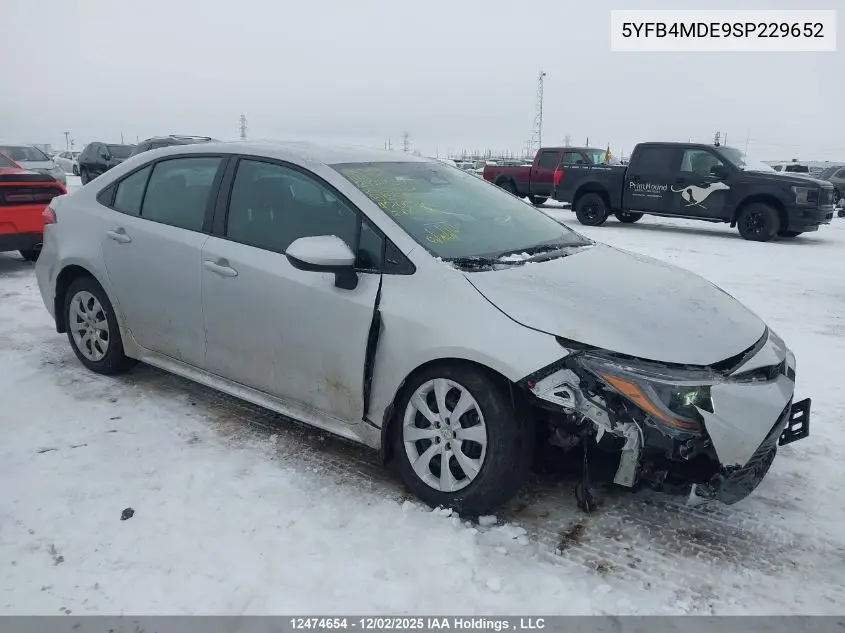 5YFB4MDE9SP229652 2025 Toyota Corolla Le