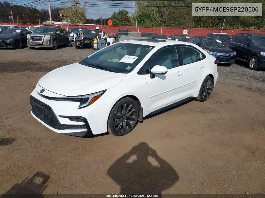 5YFP4MCE9SP220506 2025 Toyota Corolla Se
