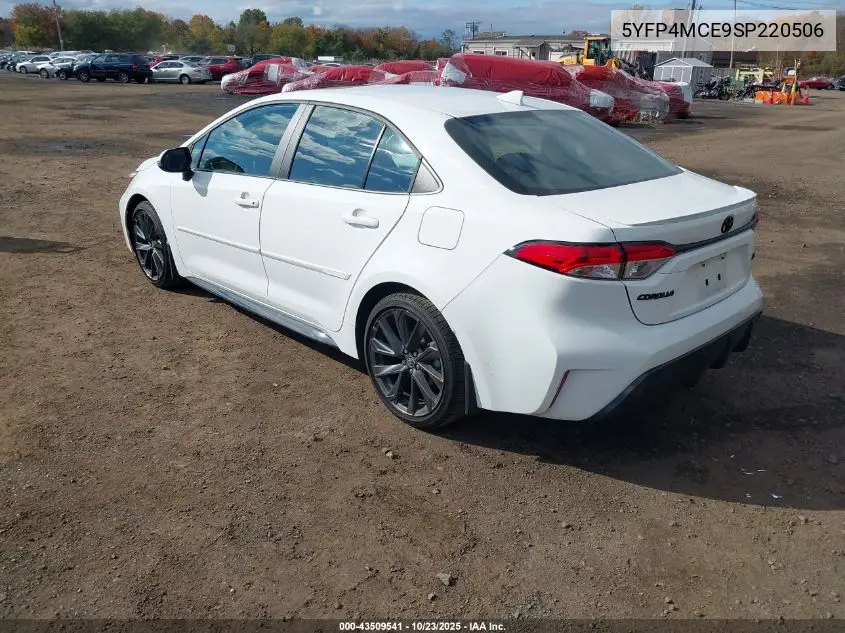 5YFP4MCE9SP220506 2025 Toyota Corolla Se