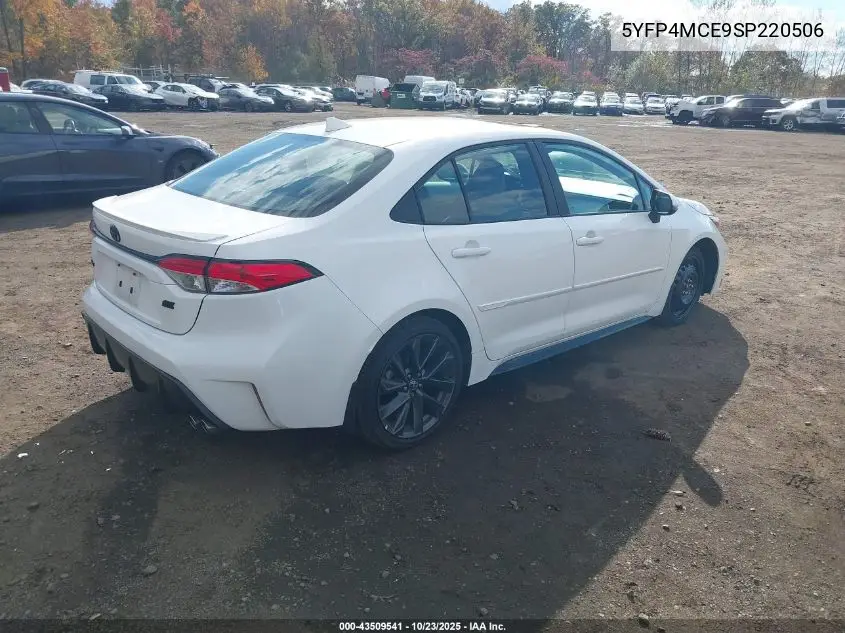 5YFP4MCE9SP220506 2025 Toyota Corolla Se