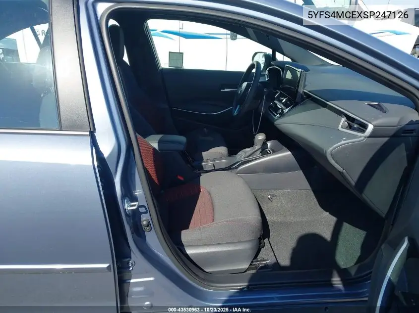5YFS4MCEXSP247126 2025 Toyota Corolla Se