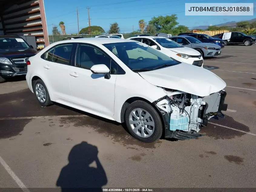 JTDB4MEE8SJ018588 2025 Toyota Corolla Le