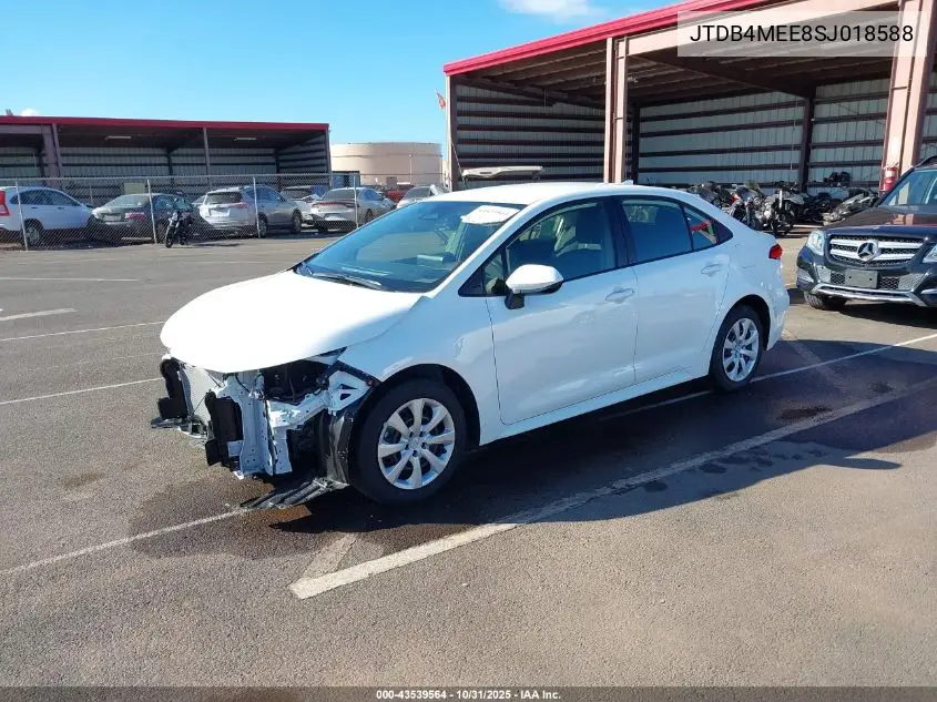 JTDB4MEE8SJ018588 2025 Toyota Corolla Le