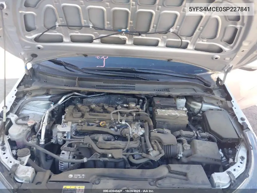 5YFS4MCE0SP227841 2025 Toyota Corolla Se