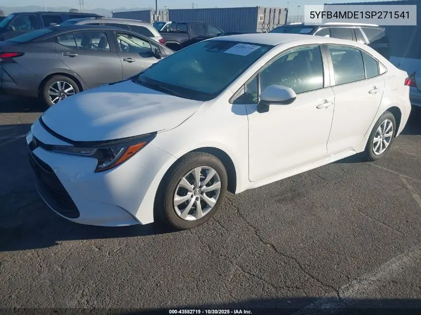 5YFB4MDE1SP271541 2025 Toyota Corolla Le