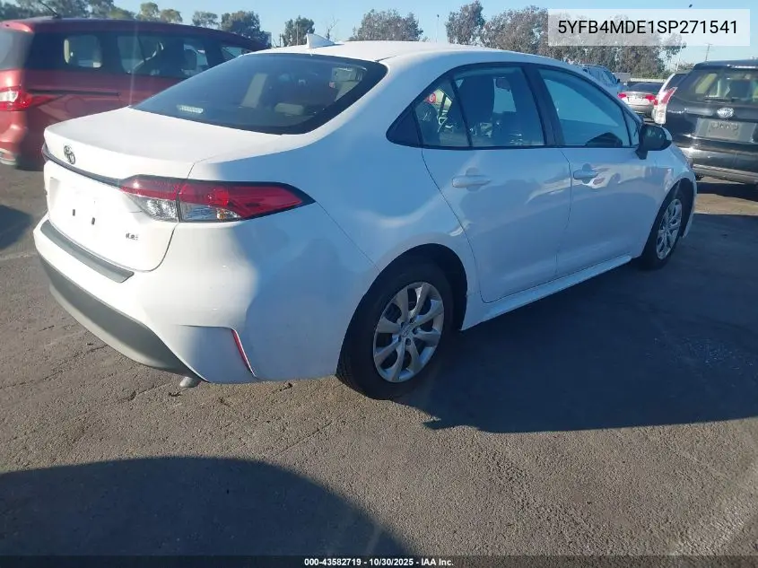 5YFB4MDE1SP271541 2025 Toyota Corolla Le