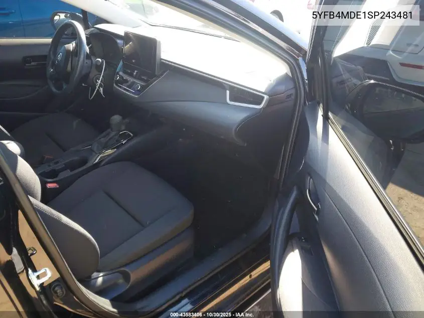 5YFB4MDE1SP243481 2025 Toyota Corolla Le