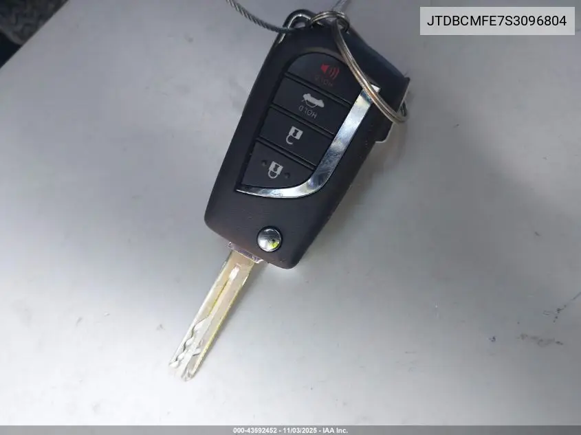 JTDBCMFE7S3096804 2025 Toyota Corolla Hybrid Le