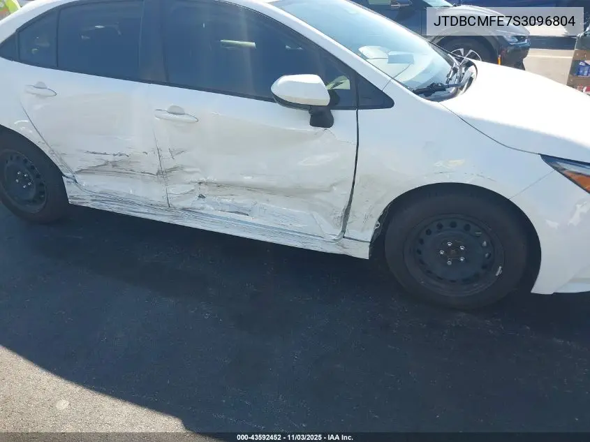 JTDBCMFE7S3096804 2025 Toyota Corolla Hybrid Le
