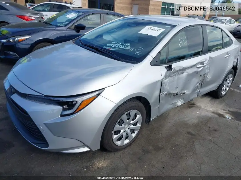 JTDBCMFE1SJ046542 2025 Toyota Corolla Hybrid Le