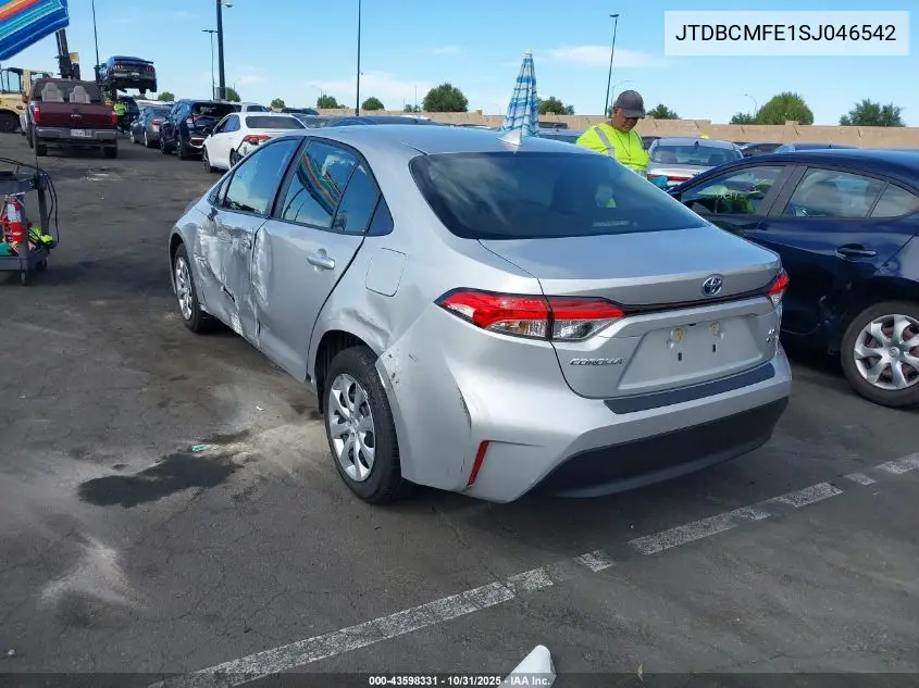 JTDBCMFE1SJ046542 2025 Toyota Corolla Hybrid Le