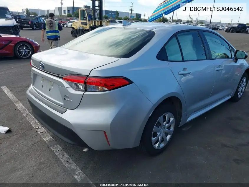JTDBCMFE1SJ046542 2025 Toyota Corolla Hybrid Le