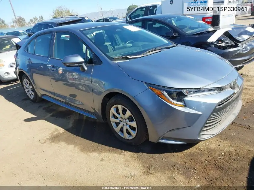 5YFB4MDE1SP330961 2025 Toyota Corolla Le