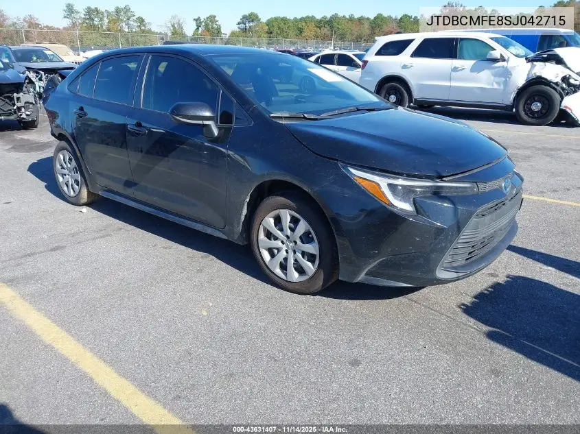 JTDBCMFE8SJ042715 2025 Toyota Corolla Hybrid Le