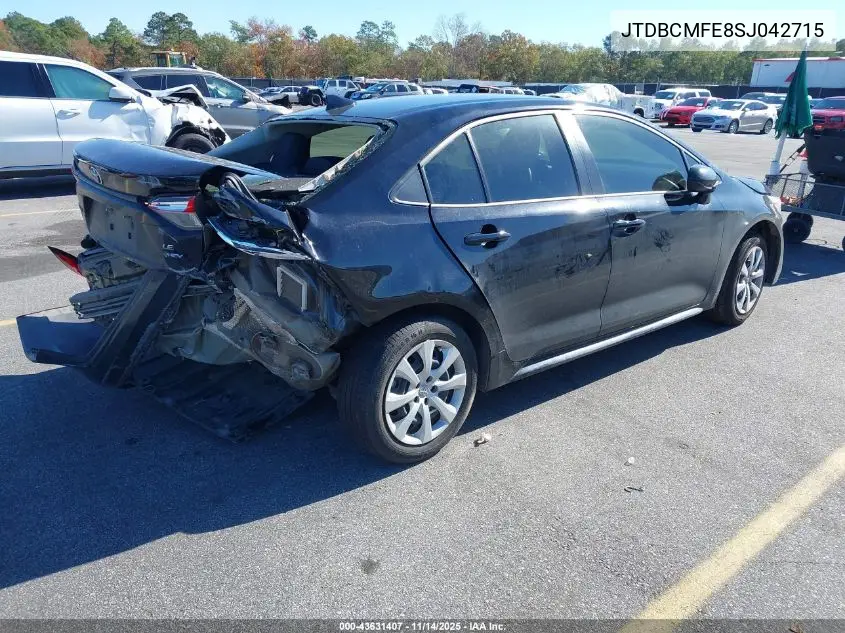 JTDBCMFE8SJ042715 2025 Toyota Corolla Hybrid Le
