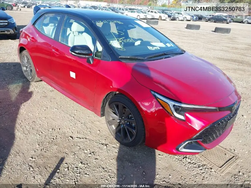 JTNC4MBE3S3250783 2025 Toyota Corolla Xse