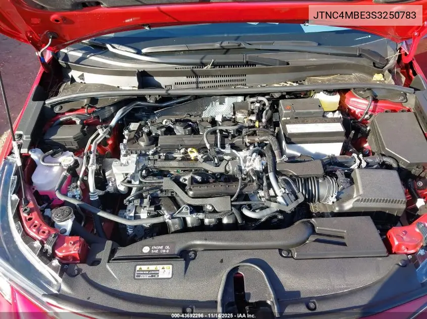 JTNC4MBE3S3250783 2025 Toyota Corolla Xse