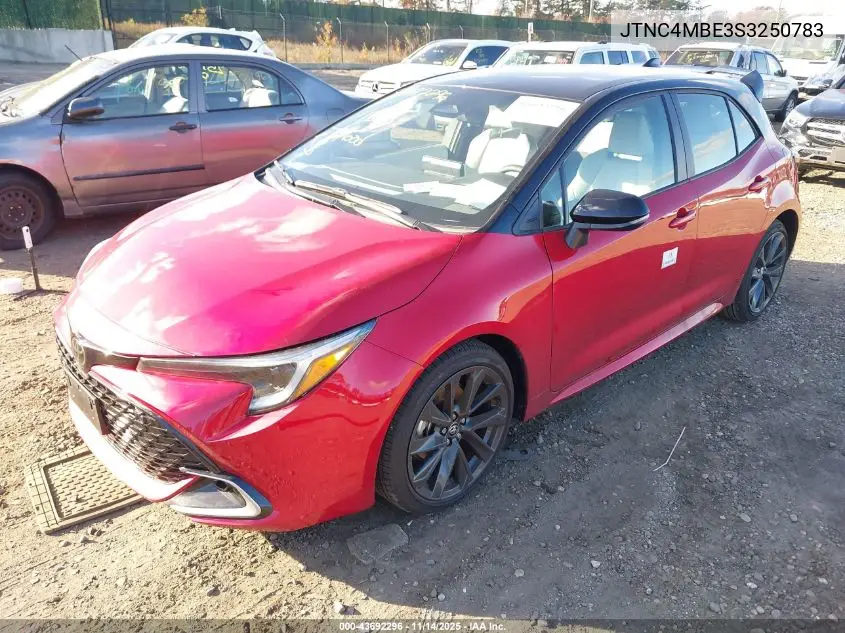 JTNC4MBE3S3250783 2025 Toyota Corolla Xse