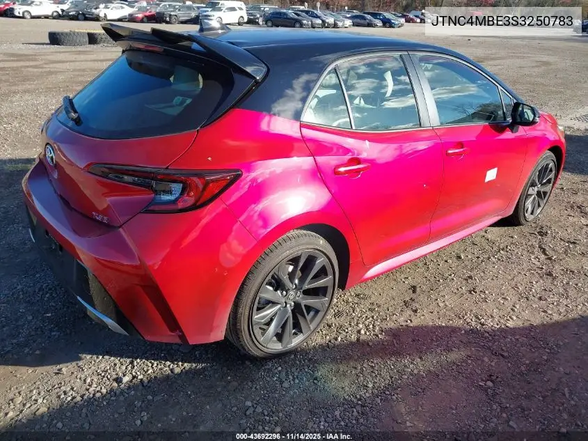 JTNC4MBE3S3250783 2025 Toyota Corolla Xse