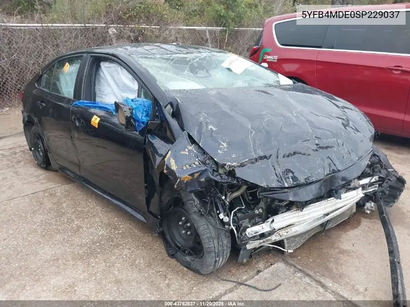 5YFB4MDE0SP229037 2025 Toyota Corolla Le