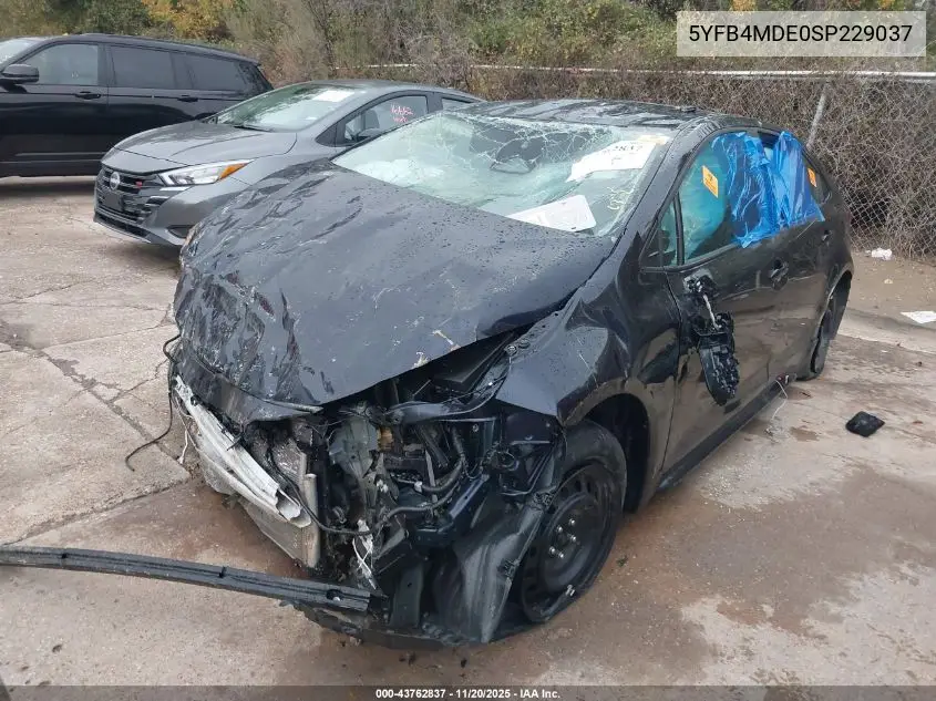 5YFB4MDE0SP229037 2025 Toyota Corolla Le