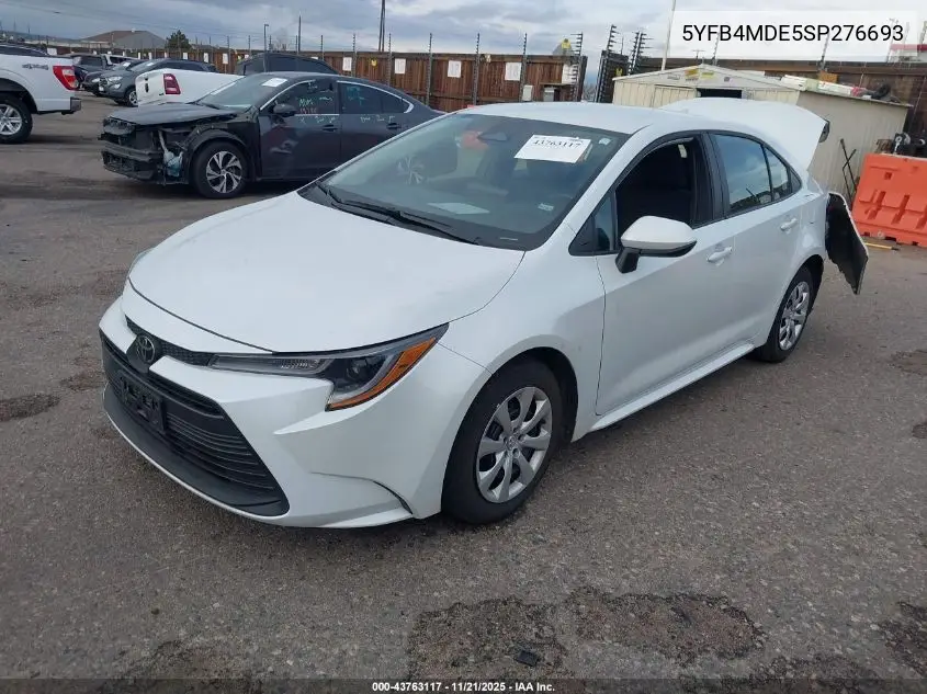 5YFB4MDE5SP276693 2025 Toyota Corolla Le
