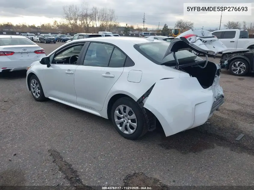 5YFB4MDE5SP276693 2025 Toyota Corolla Le