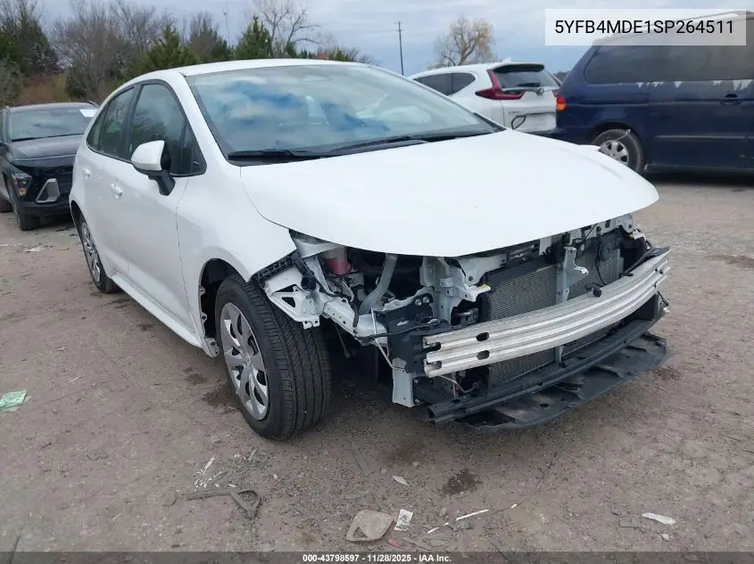 5YFB4MDE1SP264511 2025 Toyota Corolla Le
