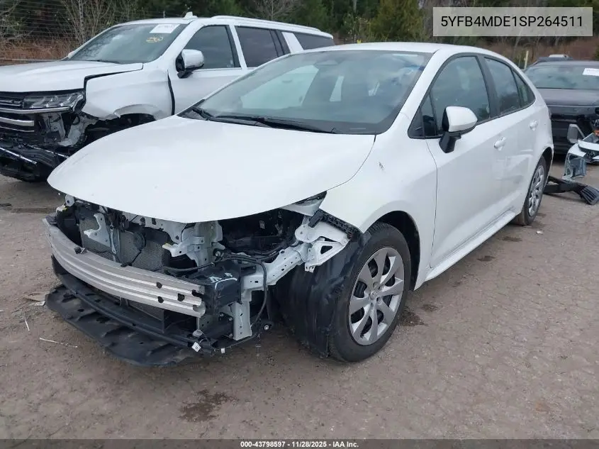 5YFB4MDE1SP264511 2025 Toyota Corolla Le